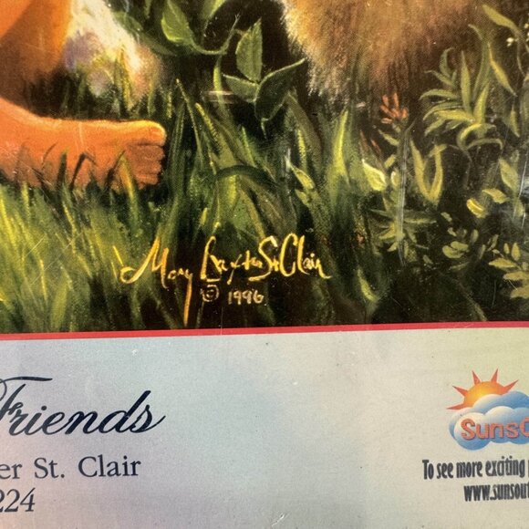 New Sealed 550pc Jigsaw Puzzle BEST FRIENDS  Mary Baxter St. Clair Complete - Picture 5 of 8